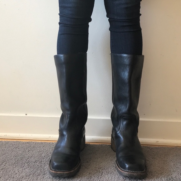 Frye rubber sole boots Clearance